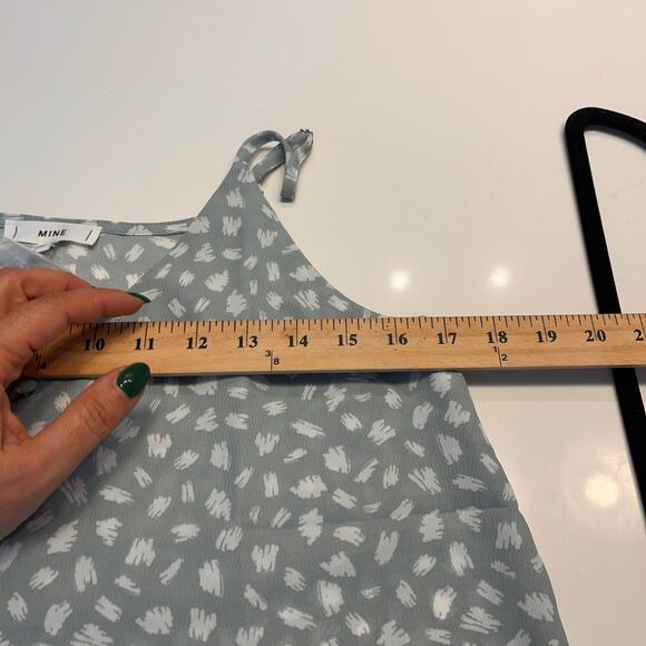 NEW Mine Dusty Mint Spaghetti Strap Tank Top Size Small - Picture 8 of 9